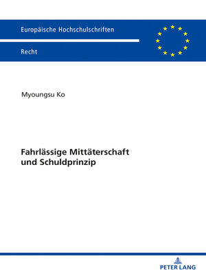cover image of Fahrlässige Mittäterschaft und Schuldprinzip